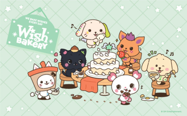 ▲NCT WISH 자체 캐릭터 팝업스토어 포스터 이미지(사진제공=SM)
