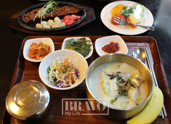 ▲점심 식사. 비용을 추가하면 특별식까지 먹을 수 있다.(사진=박지수 기자 jsp@)