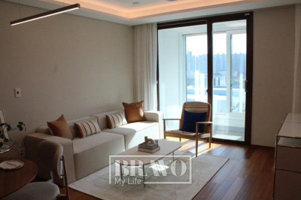 ▲더시그넘하우스 청라의 C타입 내부 모습. 서지희 기자 jhsseo@