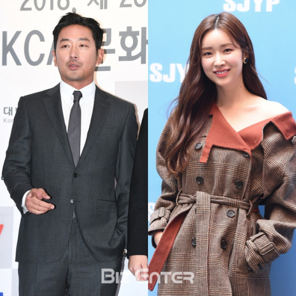 ▲하정우(왼쪽), 차정원(비즈엔터DB)