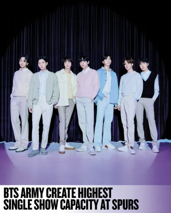 ▲방탄소년단(사진출처=라이브네이션 UK SNS)