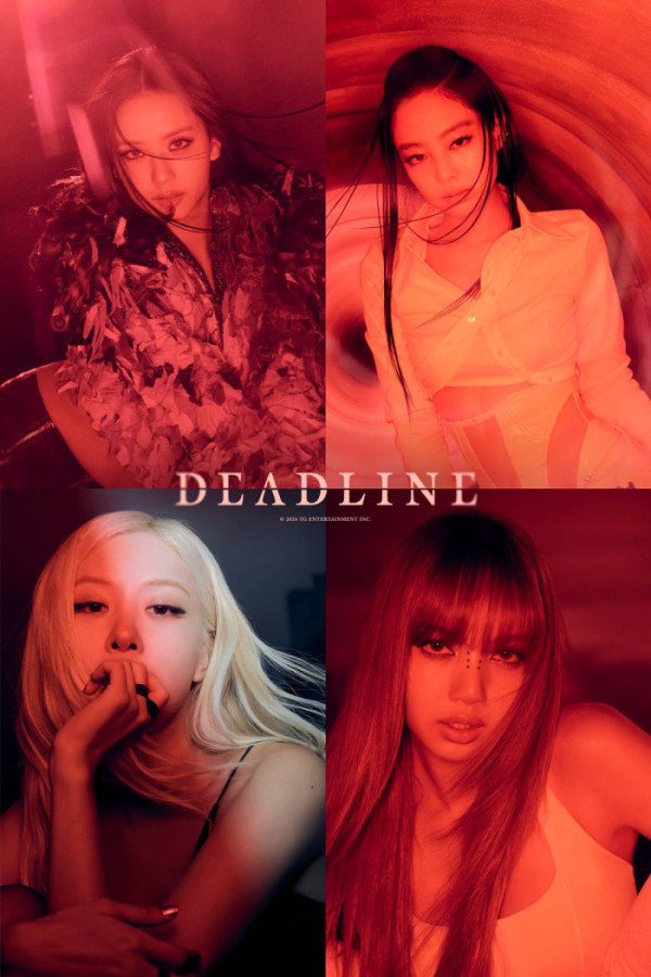 ▲블랙핑크 'DEADLINE' 비주얼 포스터(사진제공=YG엔터테인먼트)