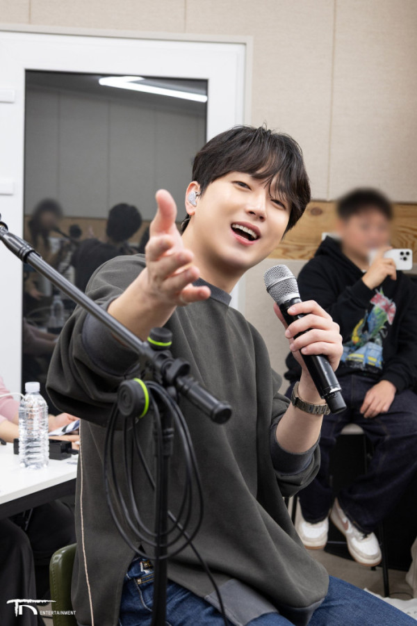 ▲이찬원 콘서트 리허설(사진제공=티엔엔터테인먼트)