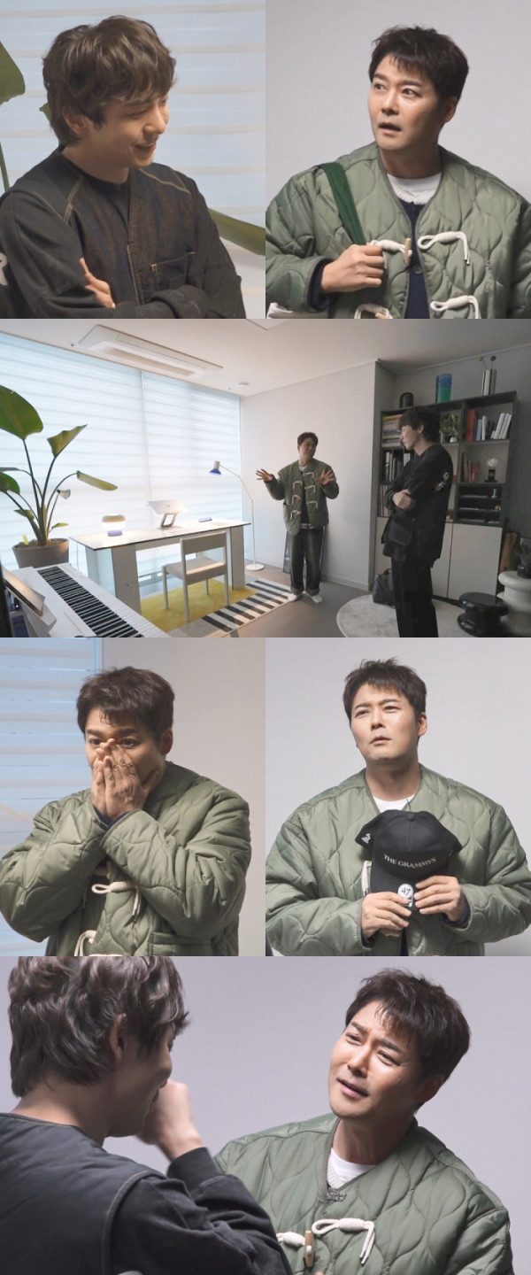 ▲'나혼자산다' 전현무, 박천휴 작가 집 방문(사진제공=MBC)