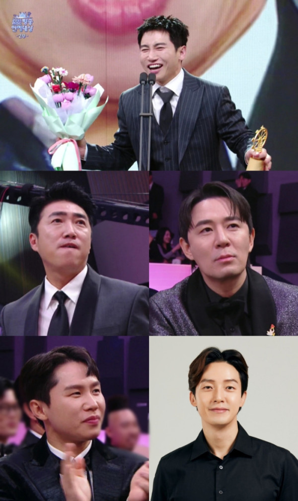 ▲유세윤, 장동민, 붐, 양세형, 허경환(사진제공='2025 MBC 방송연예대상' 영상 캡처, 티엔엔터테인먼트)