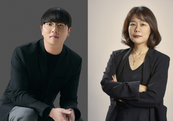 ▲장윤중 카카오엔터 공동대표(왼쪽), 고정희 신임 공동대표 내정자(사진제공=카카오엔터테인먼트)