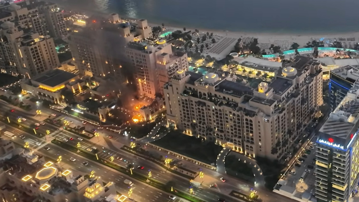 ▲"폭발음 뒤 아수라장"…두바이 포격 당시 현장 영상 (출처=유튜브 채널 ' 수길따라(sugilway)' 캡처)
