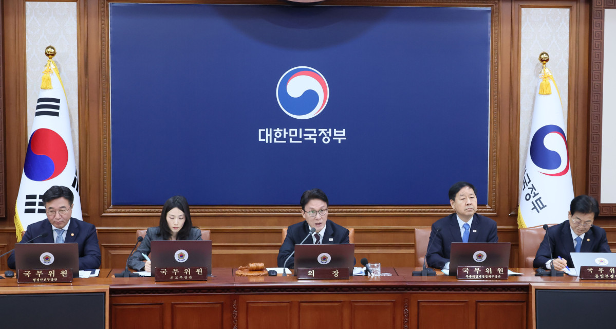 ▲김민석 국무총리가 3일 서울 종로구 정부서울청사에서 열린 국무회의에서 발언하고 있다. (연합뉴스)