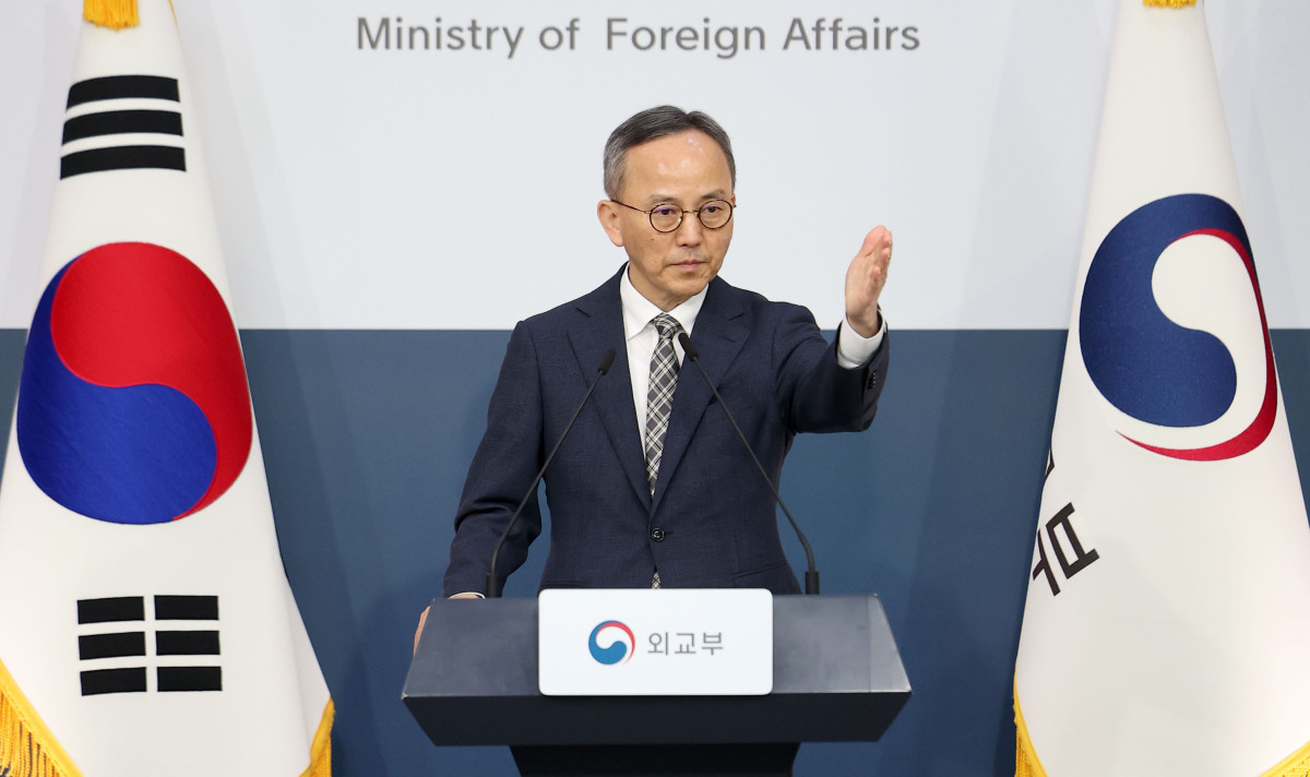 ▲[서울=뉴시스] 김선웅 기자 = 박일 외교부 대변인이 3일 서울 종로구 정부서울청사 외교부에서 정례 브리핑을 하고 있다. 2026.03.03. mangusta@newsis.com