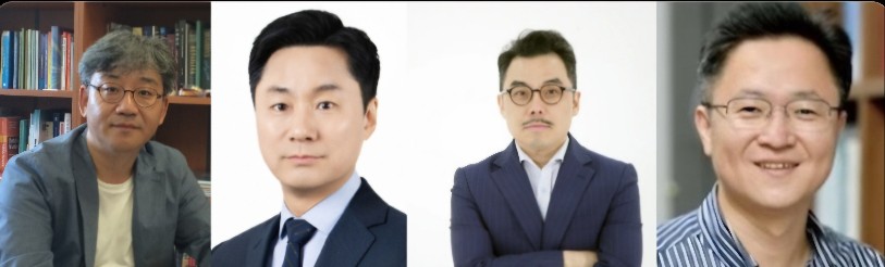 ▲왼쪽부터 이동일 세종대 경영학부 교수, 이종우 남서울대 유통마케팅학과 교수, 서용구 숙명여대 경영학과 교수, 김상봉 한성대 경제학과 교수