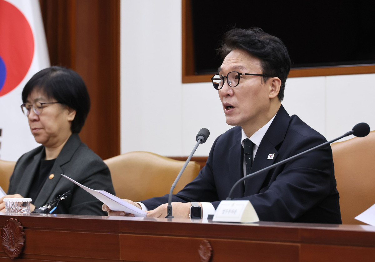 ▲김민석 국무총리가 5일 서울 종로구 정부서울청사에서 열린 국가정책조정회의에서 발언하고 있다. (연합뉴스)