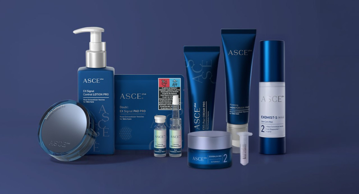 ▲ASCEplus Pro Homecare Line (프로라인/일반홈케어용) (엑소코바이오 제공)