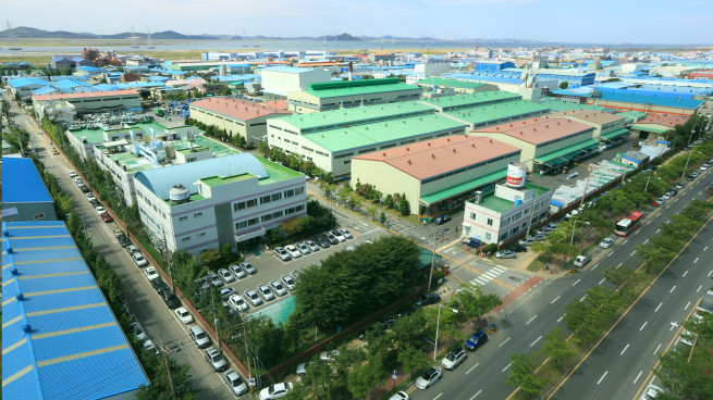 ▲삼화페인트 안산공장 전경. (사진제공=삼화페인트)