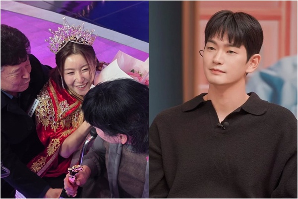 ▲이소나와 부모님(왼), 강상준. (출처=강상준SNS)