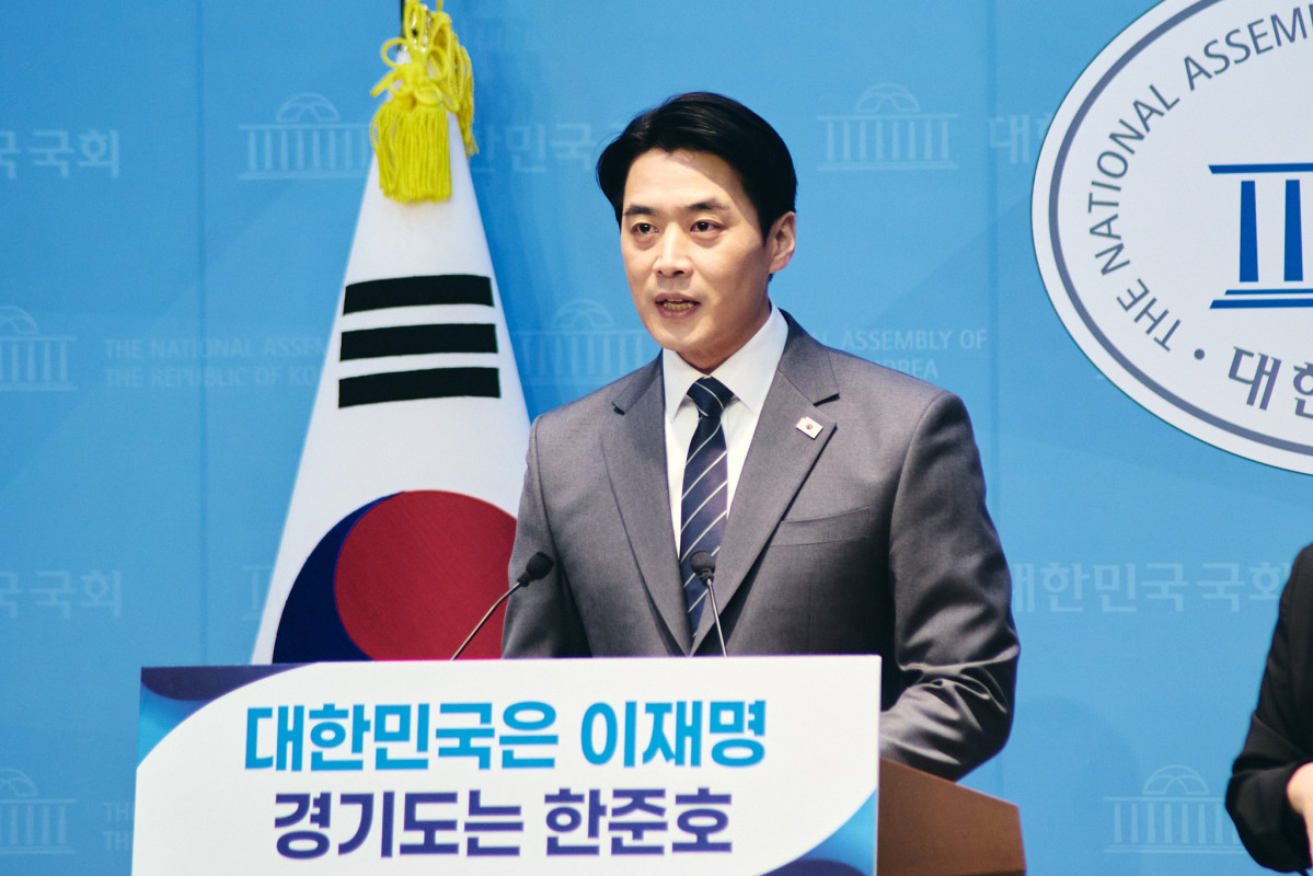 ▲한준호 더불어민주당 의원(경기 고양시을)이 '경기도 민생공정경제 5대 공약'으로 생활물가 담합과 공공입찰 카르텔에 대한 전면 대응을 선언했. (한준호 의원실)
