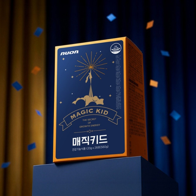 ▲뉴온 어린이 키성장 건강기능식품 '매직키드' 제품 이미지 (사진제공 = 뉴온)