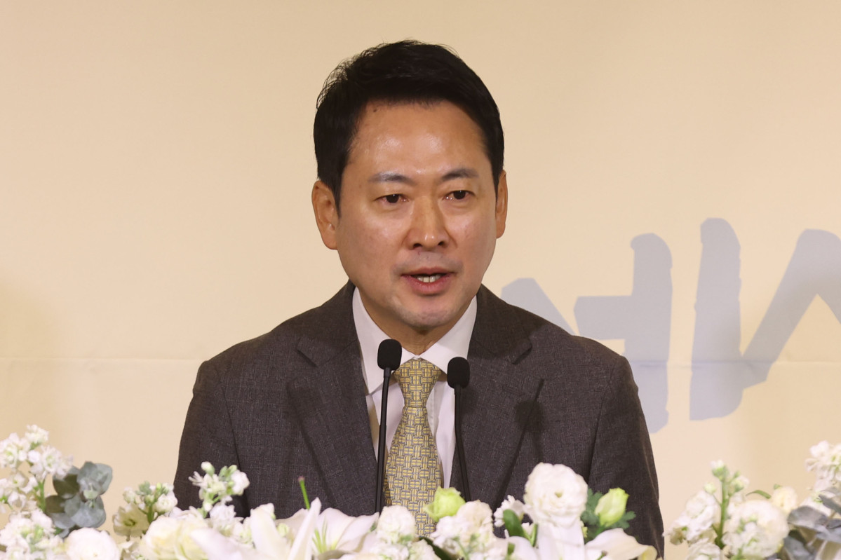 ▲국민의힘 장동혁 대표가 10일 서울 여의도 한국노총에서 열린 한국노총 창립 80주년 기념식에서 축사하고 있다. (연합뉴스)