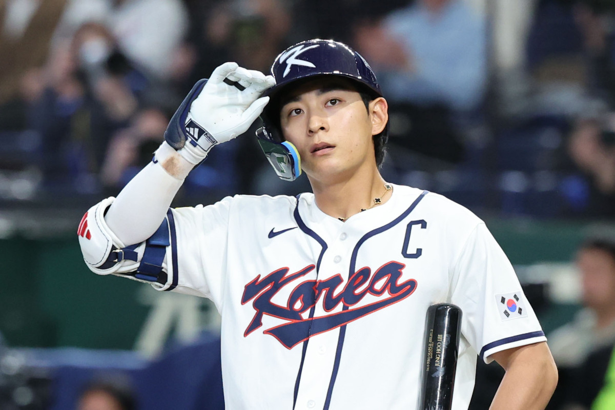 ▲[도쿄=뉴시스] 권창회 기자 = 8일 일본 도쿄돔에서 열린 2026 WBC 조별리그 C조 3차전 한국과 대만의 경기, 1회말 2사서 한국 이정후가 타석에 들어서 있다.  2026.03.08. kch0523@newsis.com