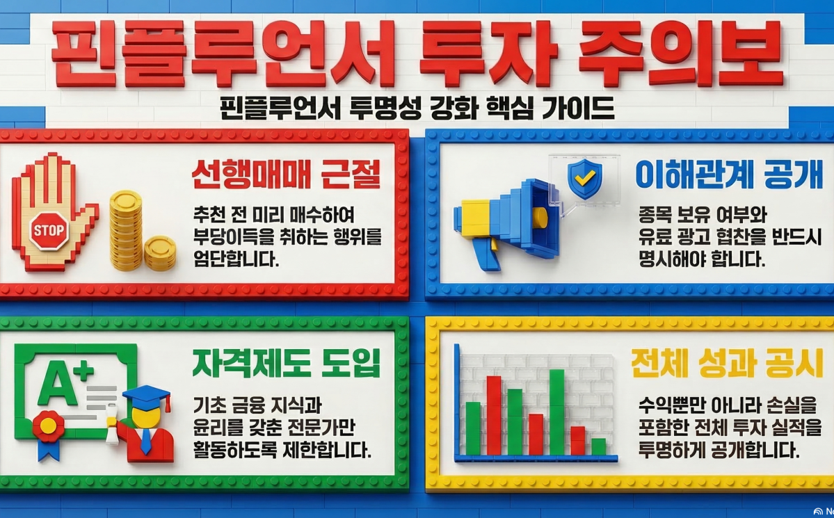 ▲핀플루언서의 투명성을 높여야 한다는 목소리가 커지고 있다. (출처=노트북LM)