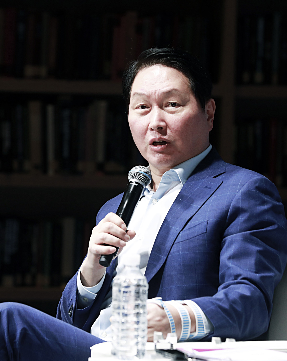 ▲최태원 SK그룹 회장이 10일 ‘2026 가치와 성장 포럼’에서 사회문제 해결을 기업 성장과 연결하는 인센티브 기반 성장 모델의 필요성을 강조했다 (사진제공=사회적가치연구원)