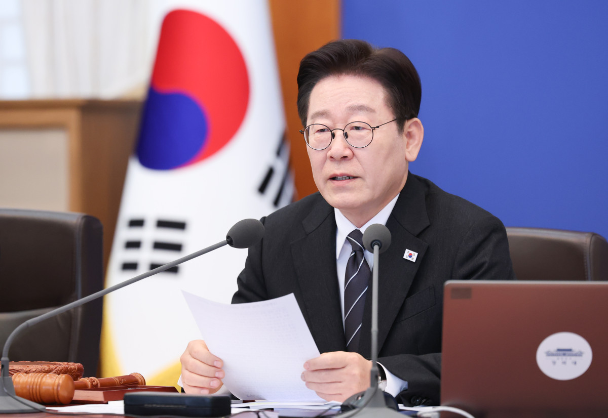 ▲이재명 대통령이 10일 청와대에서 열린 국무회의에서 발언하고 있다. (연합뉴스)
