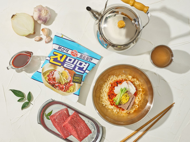 ▲오뚜기, 진밀면. (사진제공=오뚜기)