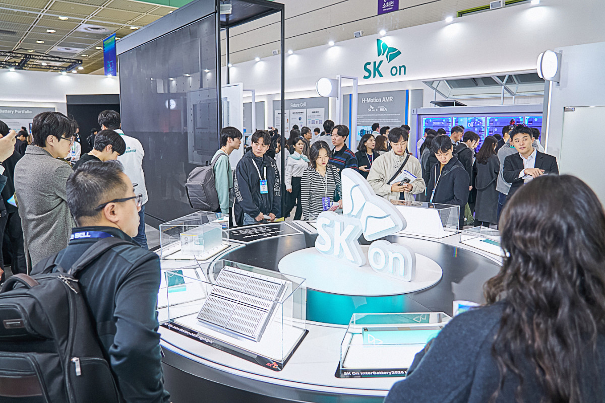▲SK온 인터배터리 2026 전시관 전경. (사진= SK온)