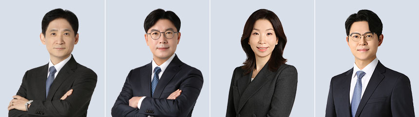 ▲왼쪽부터 최종원, 홍석현, 김미정, 이의규 변호사 (법무법인 바른)