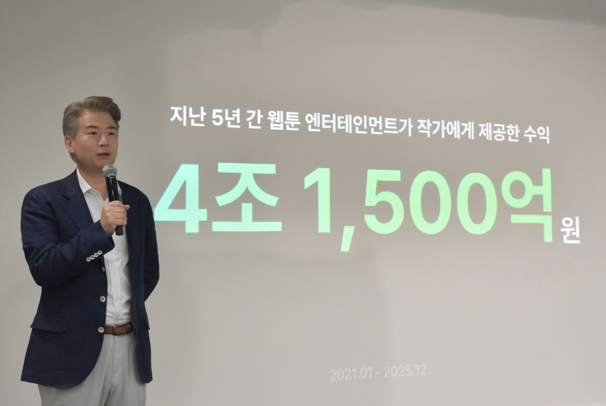 ▲김용수 웹툰 엔터테인먼트 프레지던트 (사진제공=네이버웹툰)