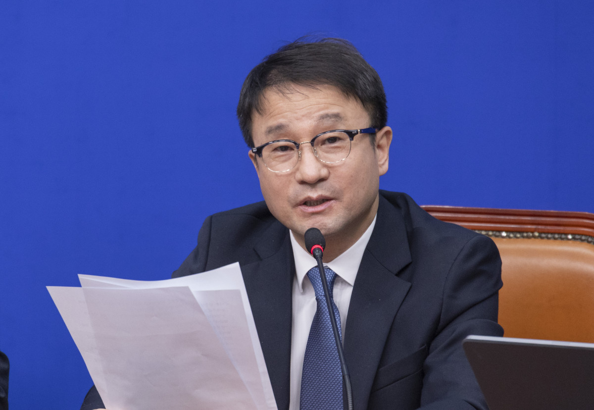 ▲더불어민주당 한병도 원내대표가 16일 국회에서 열린 최고위원회의에서 발언하고 있다. 사진=연합뉴스
