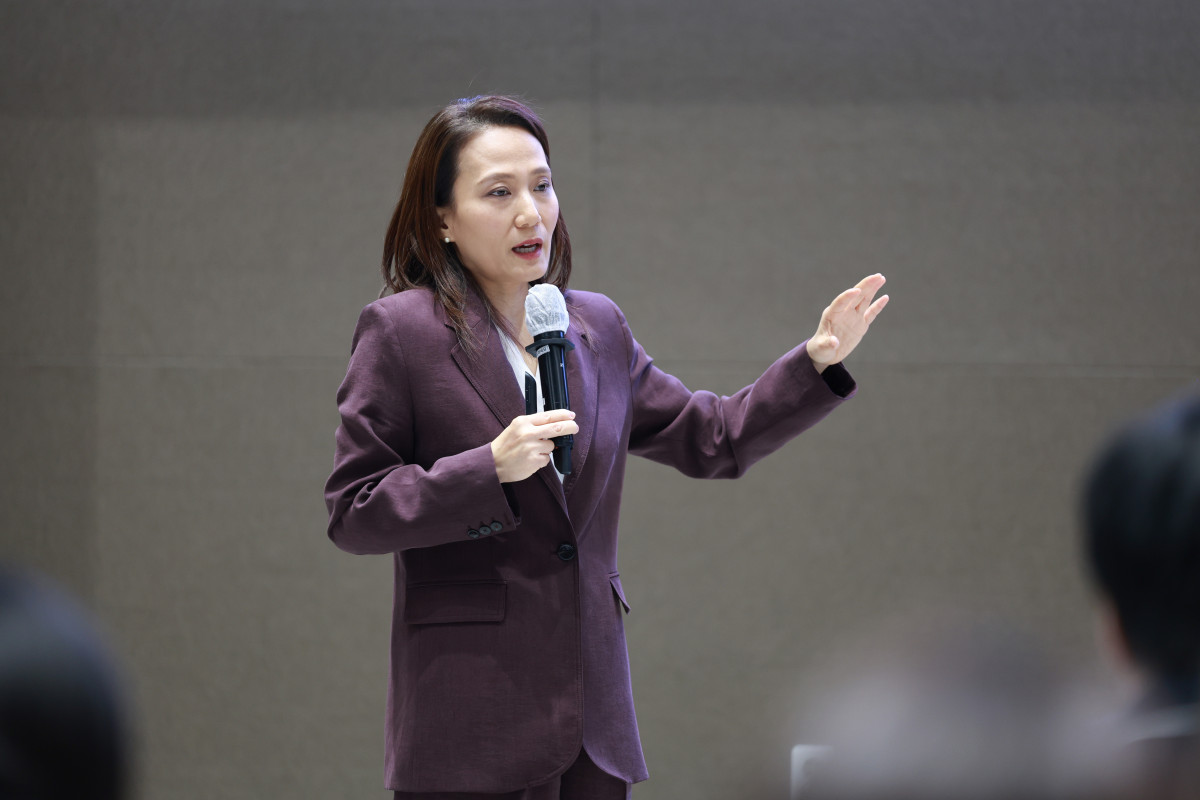▲이수형 한국은행 금융통화위원이 17일 오전 서울시 중구 한국은행에서 열린 기자간담회에서 발언하고 있다. (사진제공=한국은행)