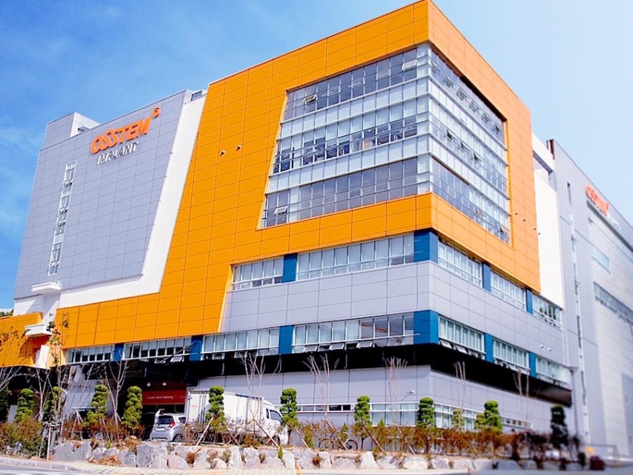 ▲부산광역시 해운대구 석대첨단산업단지에 위치한 오스템임플란트의 임플란트 생산공장 K1(오렌지타워) (사진제공=오스템임플란트)