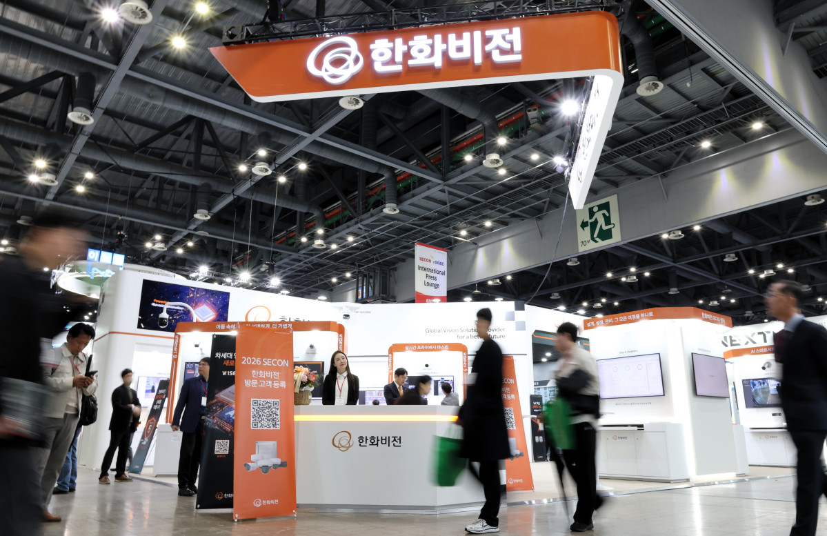 ▲한화비전 전시 부스. (사진= 한화비전)