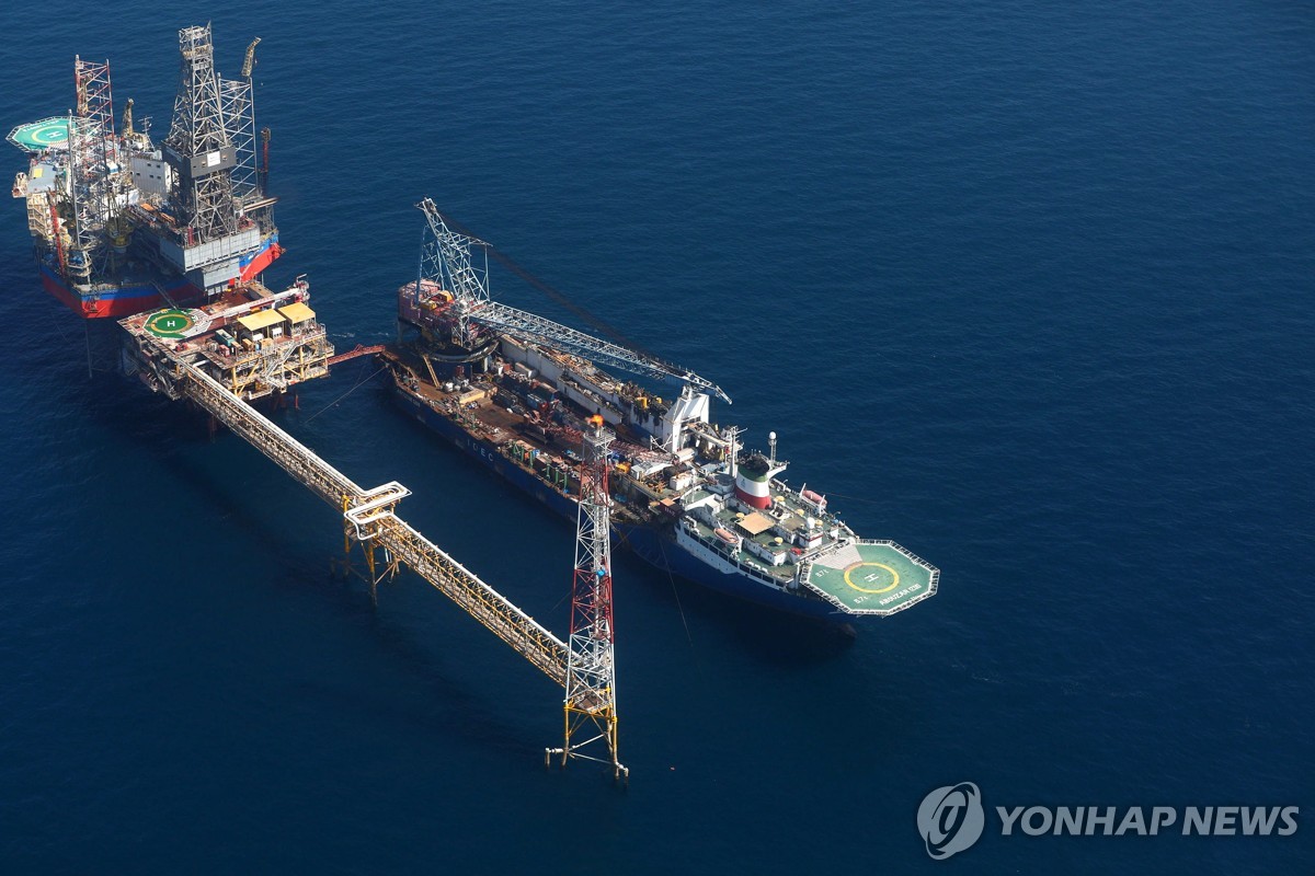 ▲이란 남부 사우스파르스 가스전 (연합뉴스)