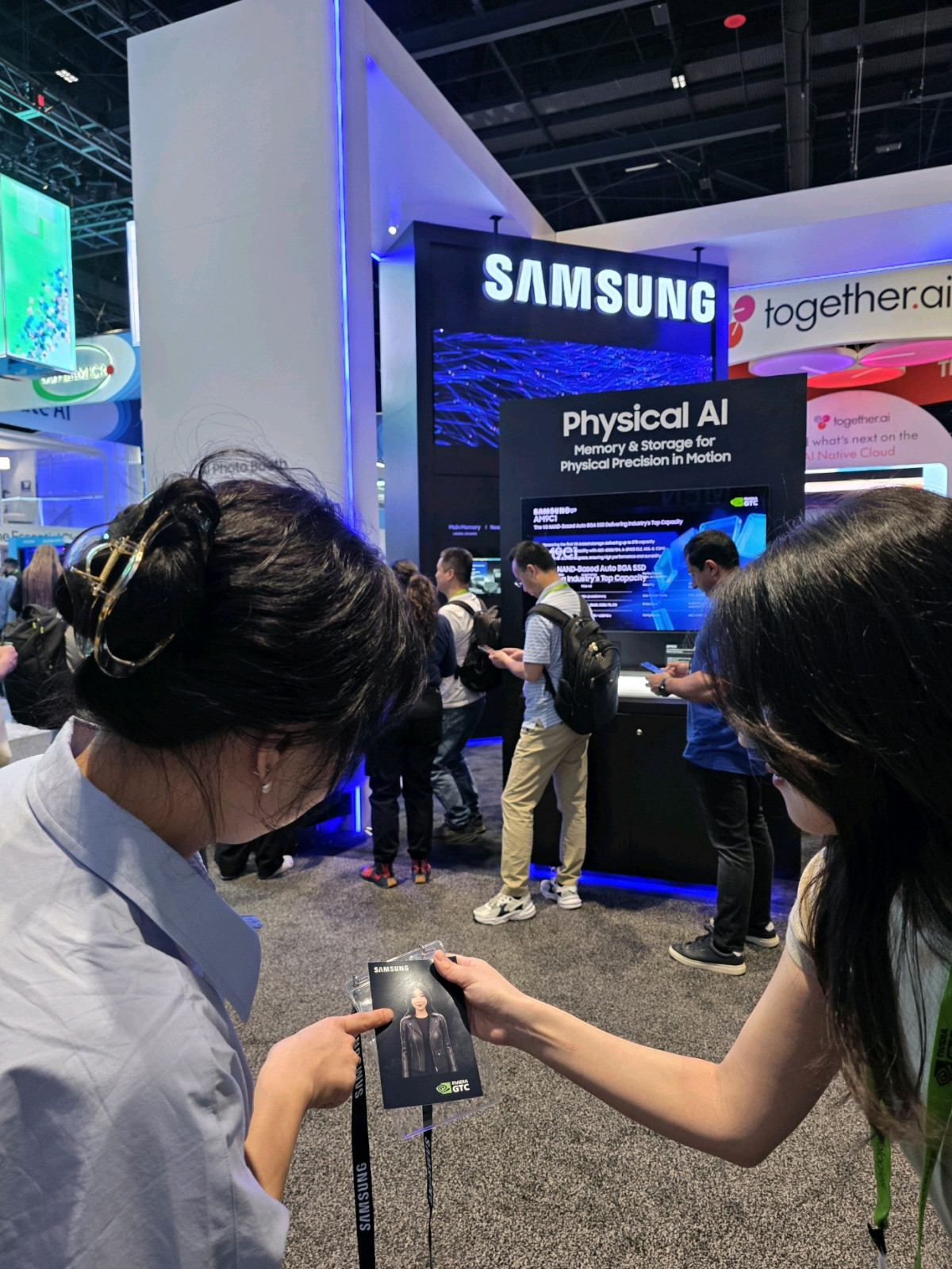 ▲엔비디아 GTC 2026에 마련된 삼성전자 부스 (사진=삼성전자)