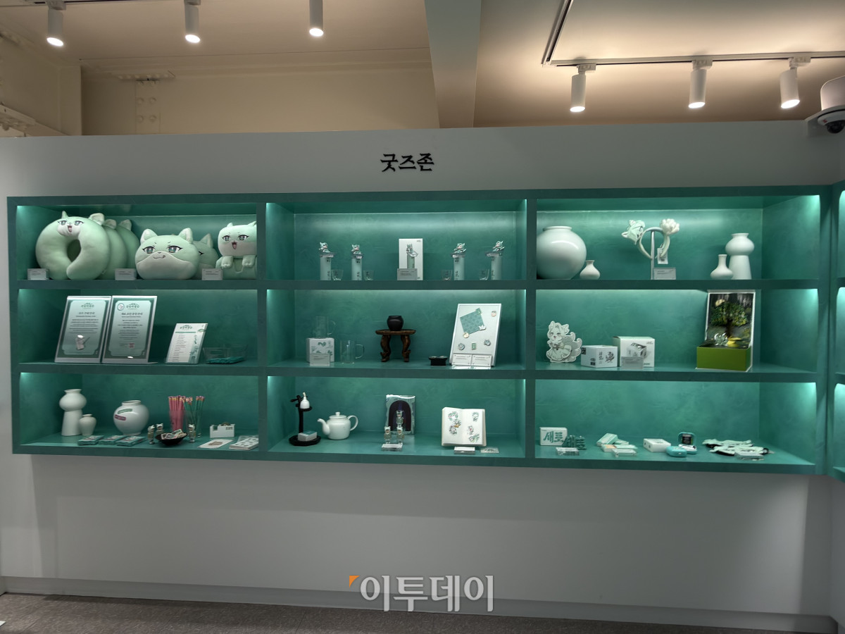 ▲새로중앙박물관에 있는 굿즈존. (황민주 기자 minchu@)