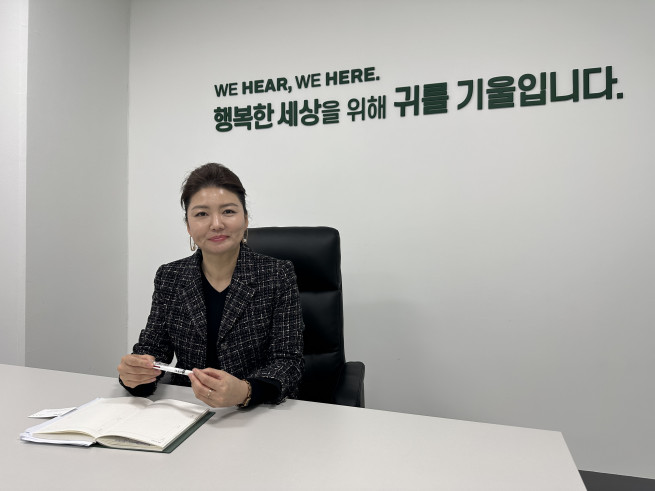 ▲이은혜 크랜베리 대표가 16일 서울 금천구 가산디지털단지 크랜베리 본사에서 본지와 인터뷰를 진행하고 있다. (서이원 기자 @iwonseo96)