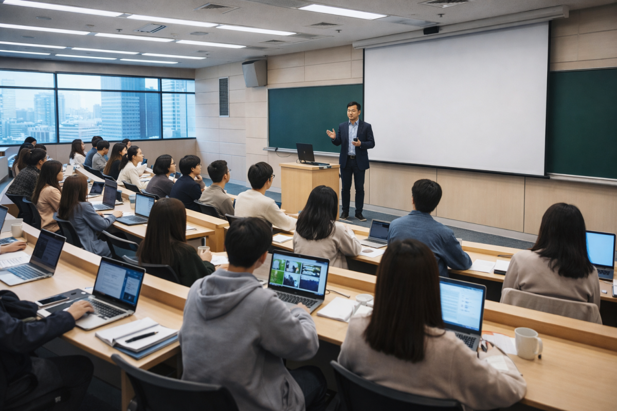 ▲인공지능(AI) 확산으로 어문계열 교육이 단순 언어 습득 중심에서 벗어나 기술 기반 융합형으로 재편되고 있다. (이미지=ChatGPT 생성)