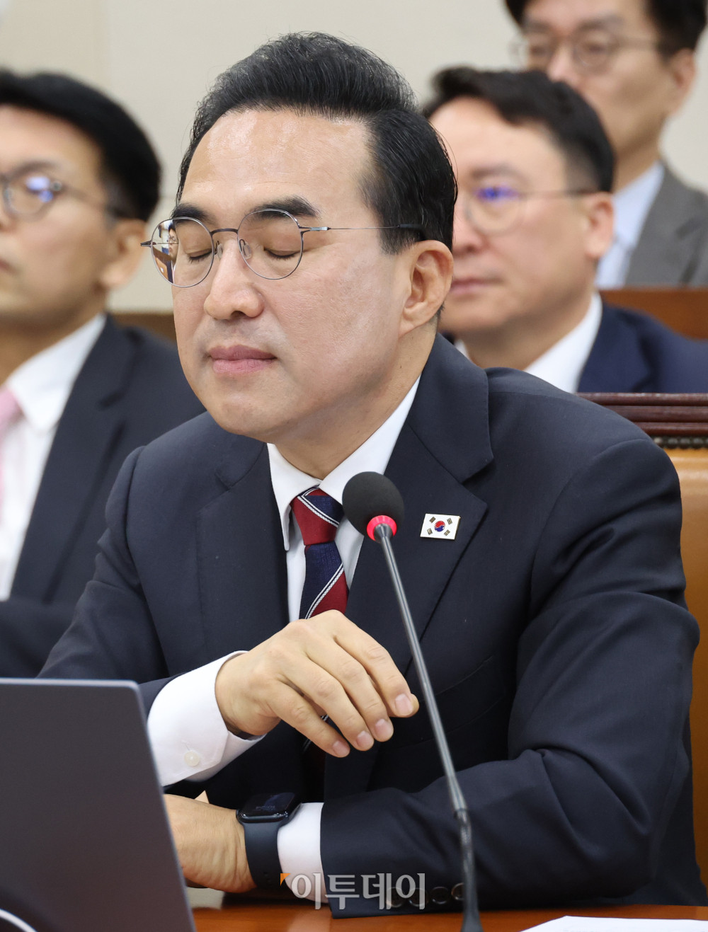 ▲박홍근 기획예산처 장관 후보자가 23일 서울 여의도 국회 재정경제기획위원회에서 열린 인사청문회에 참석하고 있다. 고이란 기자 photoeran@