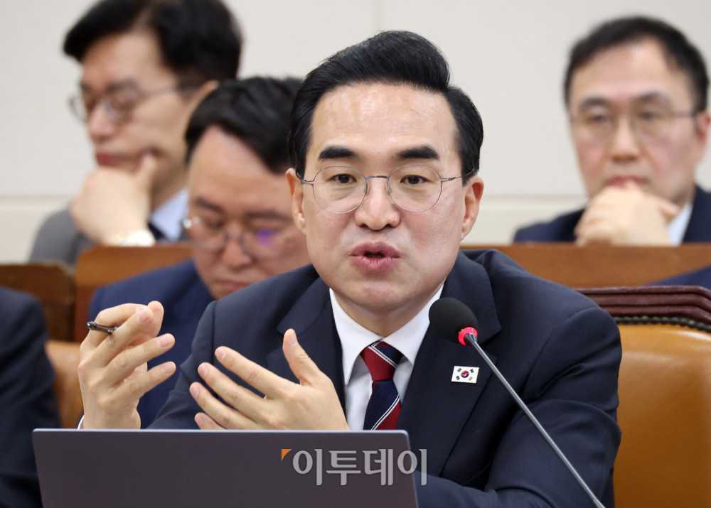 ▲박홍근 기획예산처 장관 후보자가 23일 서울 여의도 국회 재정경제기획위원회에서 열린 인사청문회에서 의원 질의에 답하고 있다. 고이란 기자 photoeran@