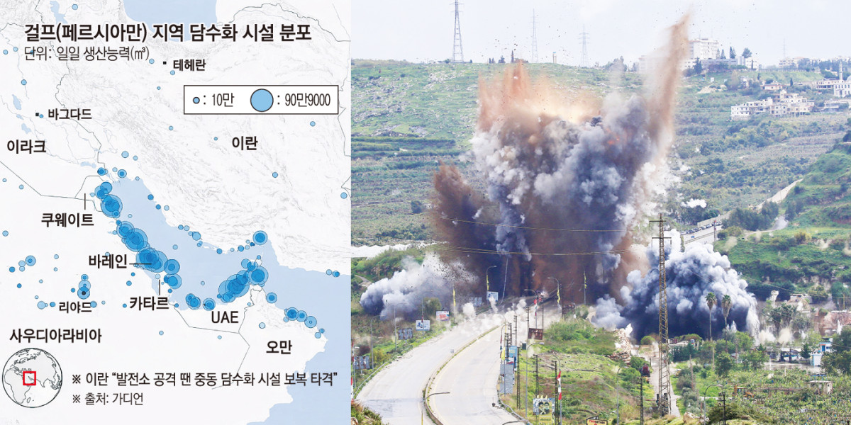 ▲사진은 레바논 남부 티르 인근의 리타니강을 가로지르는 카스미야 다리가 22일(현지시간) 이스라엘군의 공습으로 화염과 연기가 치솟고 있다. 베냐민 네타냐휴 이스라엘 총리는 레바논 지상전 확대를 위해 리타니강 일대 모든 교량을 파괴할 것을 지시했다. 이스라엘군은 이란 전쟁을 계기로 레바논 헤즈볼라 완전 해체를 목표로 작전을 펼치고 있다. (티르(레바논)/EPA연합뉴스)