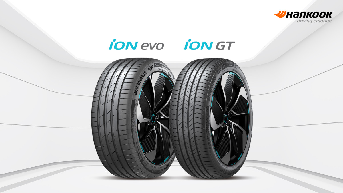 ▲한국타이어 아이온 에보(iON evo), 아이온 GT(iON GT). (사진=한국타이어)
