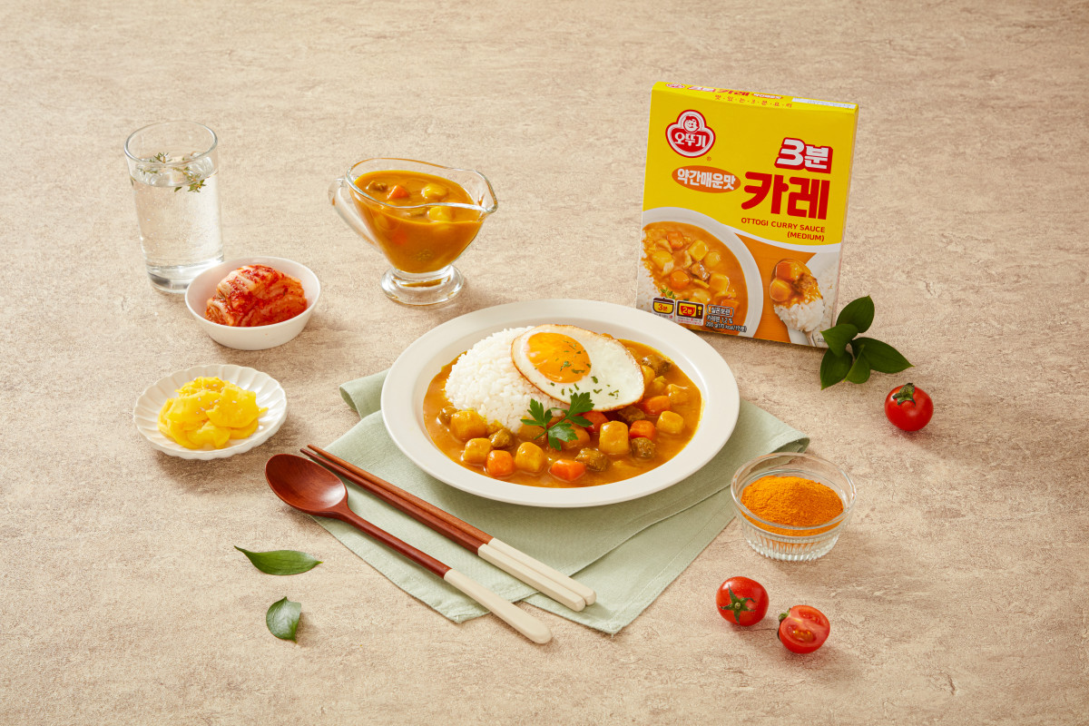 ▲오뚜기 '3분 카레' 조리예 (사진제공=오뚜기)