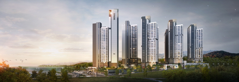 ▲HDC현대산업개발, ‘군산 레이크시티 아이파크’ 투시도