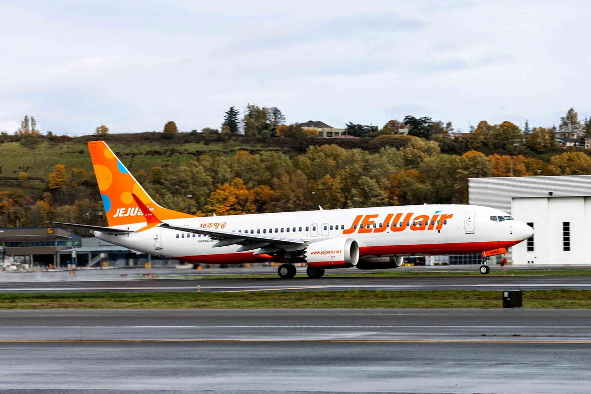 ▲제주항공 B737-8 항공기. (사진제공=제주항공)