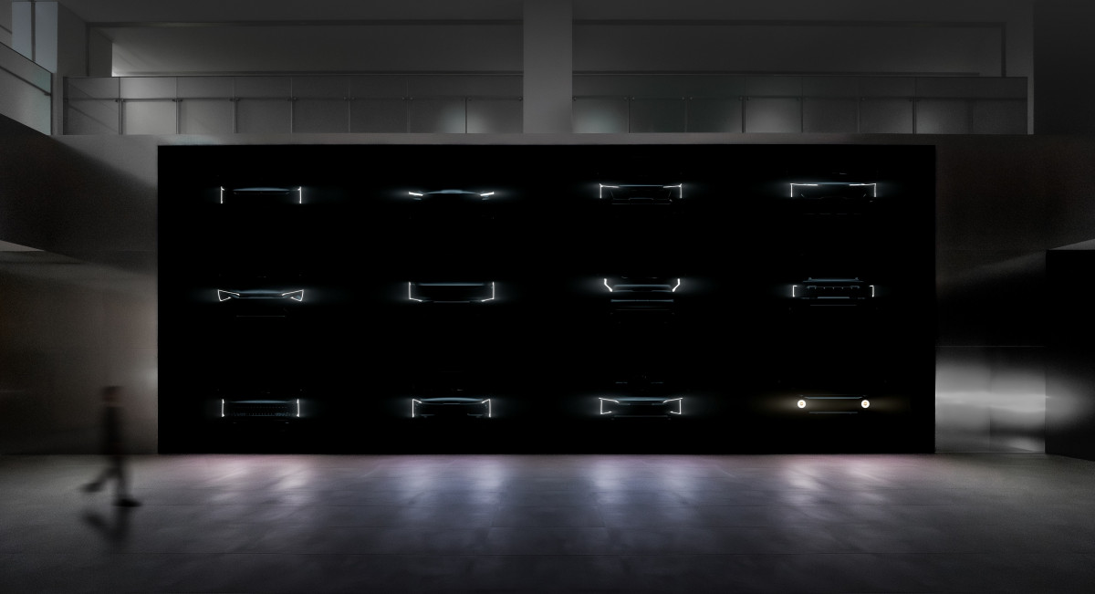 ▲'오토랜드 광주' 브랜드관에서 상영되는 기아 브랜드 필름 'The Light of Origins'. (사진=기아)