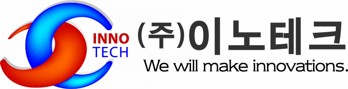 ▲이노테크의 로고와 슬로건이 담긴 참고 이미지가 26일 내후성시험기 시장 진출을 보도한 기사와 함께 제공되고 있다.