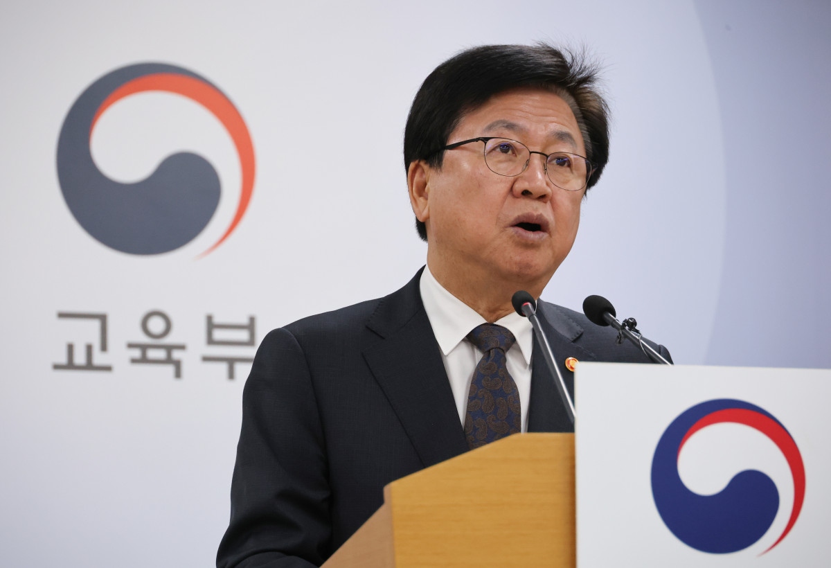 ▲최교진 교육부 장관. (연합뉴스)