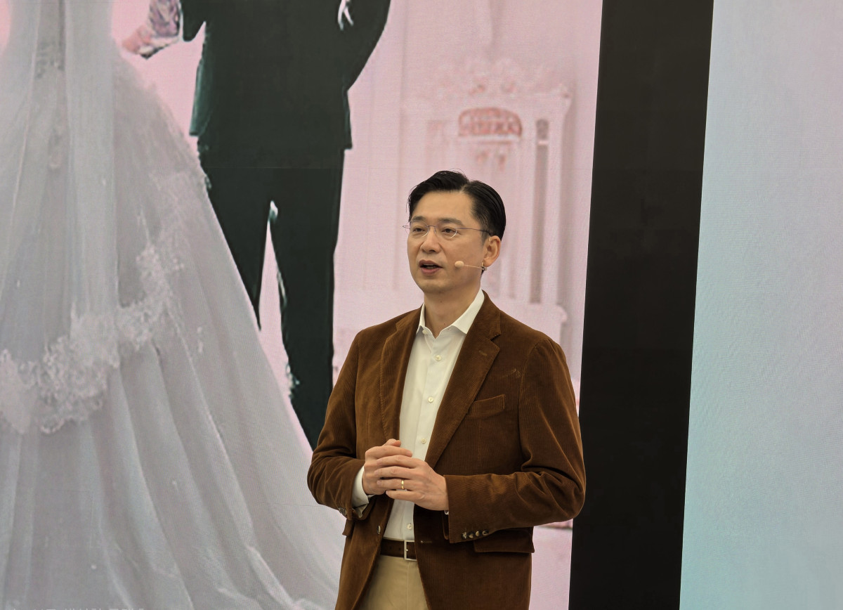 ▲임성택 삼성전자 한국총괄 부사장이 26일 열린 2026년형 세탁건조기 비스포크 AI 콤보 신제품 미디어 브리핑에서 신제품을 소개하고 있다. 손희정 기자 sonhj1220@