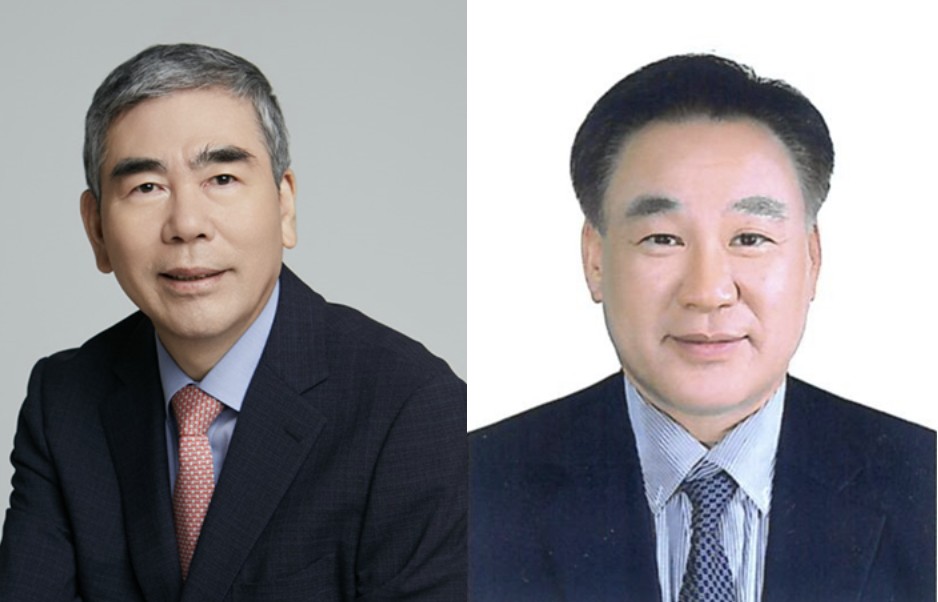 ▲이관순(왼쪽)·차봉권 대표이사. (사진제공=명인제약)